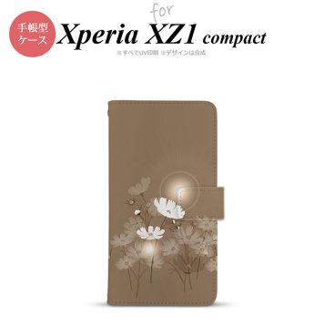 【手帳型 スマホ カバー ケース】【SO02K】【エクスペリア XZ1】手帳型 ケース SO-02K スマホ カバー Xperia XZ1 Compact エクスペリア コスモス ベージュ nk-004s-so02k-dr605【メール便送料無料】