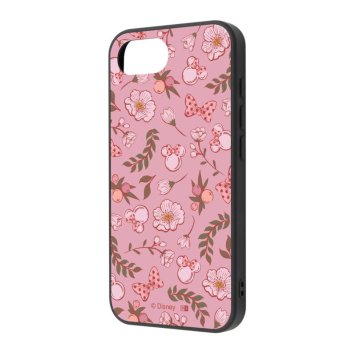 iPhone 17e / 16e ディズニー / maru 衝撃吸収 バンパー ハイブリッドケース / ミニーマウス_サクラピンク ※送料無料(ポスト投函)