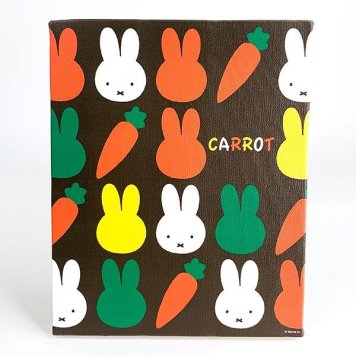 ミッフィー miffy キャンバスアート CARROT ブラウン インテリア アート グッズ