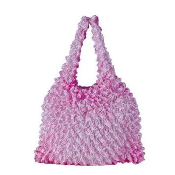 【ギフト対応無料】Lulu. ルル シャーリングバッグ M ベビーピンク エコバッグ SDGs