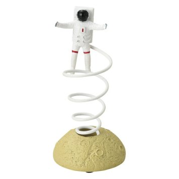 冬の贈り物ご挨拶  スパイラルペンスタンド（アストロノーツ） 6.5×6×12cm