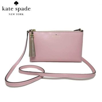 ケイト・スペード アウトレット kate spade ショルダーバッグ WKRU4856-581 レザー タッセル付き 斜め掛けショルダー / ポシェット amy / ivy street / rosejade(581):ピンク系