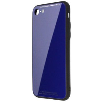 日本トラストテクノロジー 【メール便での発送商品】ワイヤレス充電対応ケース for iPhone8 ネイビー TPUGC8-NV