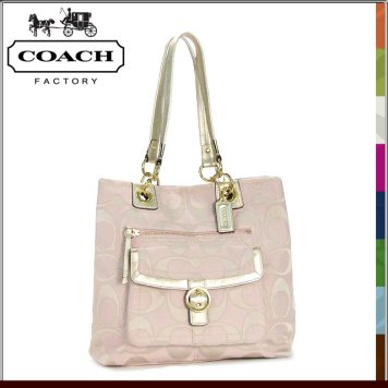コーチ COACH トートバッグ ペネロピ アウトライン シグネチャー F18876 B4ABN ショルダーバッグ バッグ COACHアウトレット 【新品・未使用】