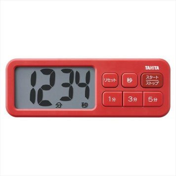 タニタ 抗菌でか見えタイマー　レッド TD-431-RD  内祝 内祝い お祝 御祝 記念品 出産内祝い プレゼント 快気祝い 粗供養 引出物