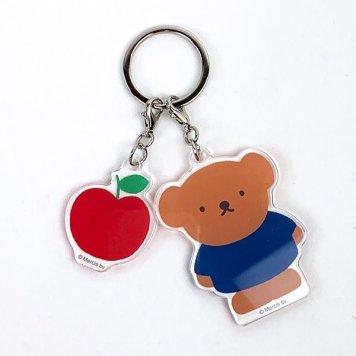 ミッフィー miffy アクリルキーホルダー　miffy＆boris