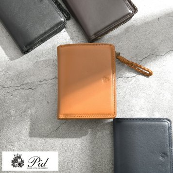 Pid ecrire 防水牛革 ミドル二つ折り財布