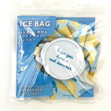 りぶはあと レジャークール アイスバッグ ねむねむ 氷のう 熱中症対策 アイシング ブルー