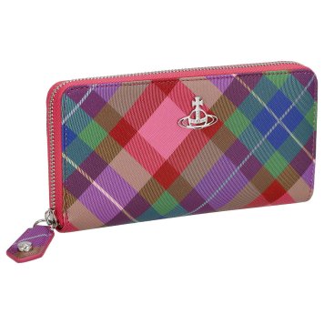 ヴィヴィアンウエストウッド Vivienne Westwood 財布 長財布 ラウンドファスナー長財布 小銭入れ付き 51060058W-SAFF PRINT/CAN TAR/G301 レディース マルチカラー