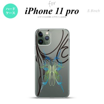 iPhone11Pro iPhone11 Pro スマホケース ハードケース ピンスト 線 ブルー グリーン メンズ レディース nk-i11p-1232