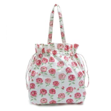 キャスキッドソン Cath Kidston トートバッグ 1009538 106129018106102 THE HITCH TOTE ザ ヒッチ トート ショルダーバッグ エコバッグ CREAM/DAHLIA クリーム系＋フラワー柄マルチカラー