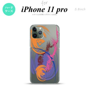 iPhone11Pro iPhone11 Pro スマホケース ハードケース アート クリア 紫 メンズ レディース nk-i11p-1268