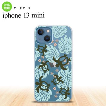 iPhone13mini iPhone13 mini ケース ハードケース ホヌ 小 クリア 青  nk-i13m-1463