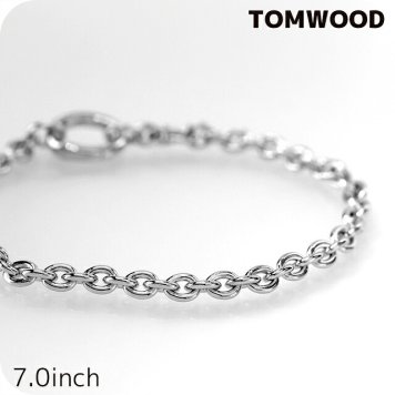 トムウッド ブレスレット メンズ レディース ブランド TOMWOOD Ada Bracelet Slim 7.0inch チェーン 101433 シルバー アクセサリー
