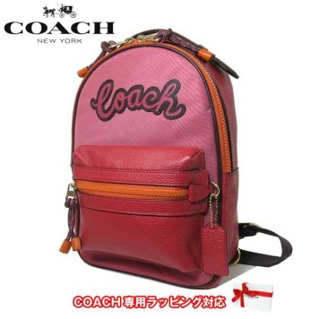 コーチ アウトレット COACH ショルダーバッグ F76728 ナイロン×レザー ロゴ スリングパック / ボディーバッグ IMLOK(ルージュマルチ)【RCP】【0815楽天カード分割】【s-mail03】