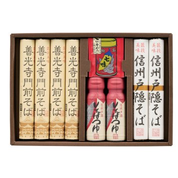 ［長野・信州戸隠そば］信州戸隠そば・善光寺門前そば詰合せ