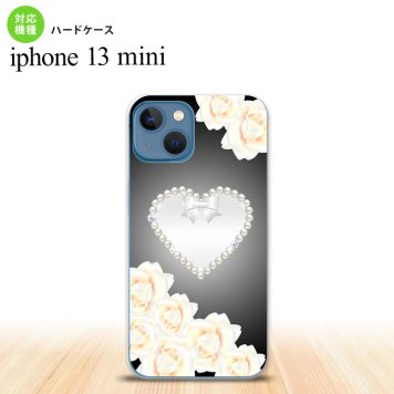 iPhone13mini iPhone13 mini ケース ハードケース ハート D 黒  nk-i13m-233