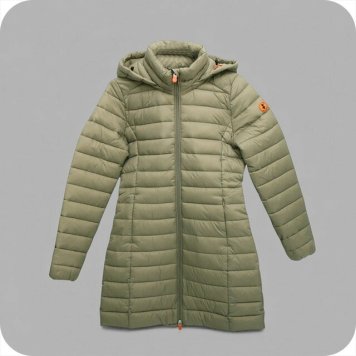 セイブ ザ ダック SAVE THE DUCK MIRI ダウンジャケット D47180W-40021-ELEPHANTGREY-2 レディース ダウンジャケット