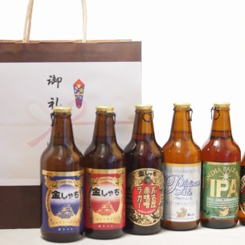贈り物クラフトビール6本セット(アルト ピルスナー インディアペール プラチナエール ミツボシペールエール 名古屋赤味噌ラガー) 330ml×6本
