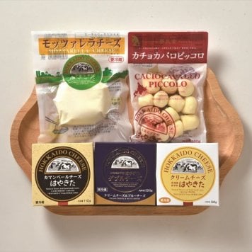 送料無料 北海道産地直送 夢民舎 はやきたチーズ5種セット  ※ご注文後約7～10日前後での発送となります。沖縄・離島へは別途配送料が発生いたします お取り寄せグルメ スイーツ