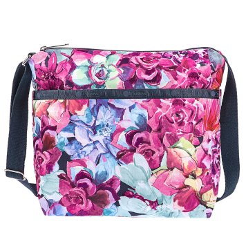 レスポートサック LeSportsac バッグ ショルダーバッグ 斜めがけバッグ 7562 E123 SMALL CLEO CROSSBODY スモールクレオ クロスボディ DESERT BLOOM 花柄マルチカラー