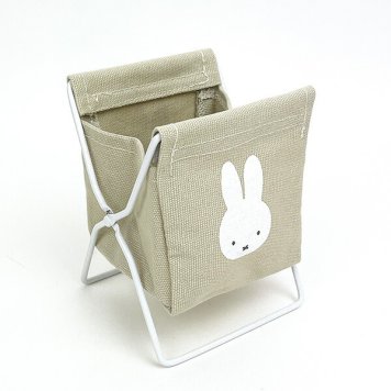 ミッフィー miffy ミニワイヤーラック (フェイス) 収納ケース インテリア
