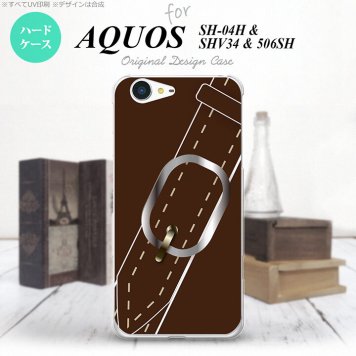 【SH04H】【スマホケース/スマホカバー】【アクオス ゼータ】SH04H スマホケース AQUOS ZETA SH04H カバー アクオス ゼータ ベルト 茶 nk-sh04h-327【メール便送料無料】