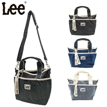 【Lee】320-01311 LIFE 2WAYトートバッグS 斜め掛け レディース かばん カバン 鞄 バッグ シンプル リー ブラック ネイビー ホワイトネイビー 使いやすい お出かけ 普段使い お出かけ おしゃれ かわいい 便利 デニム