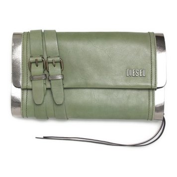ディーゼル DIESEL バッグ X01725 PS945 H4547 クラッチバッグ セカンドバッグ MILITARY GREEN/GUN METAL カーキグリーン系