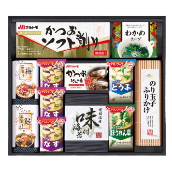 アマノフリーズドライみそ汁&食卓詰合せ  ／お吸い物 和風惣菜 惣菜・レトルト 食品 お中元 御中元 ギフト 暑中 残暑 お盆 初盆 新盆 お供 御供 ギフト 2026 送料無料 ギフト プレゼント プチギフト 内祝い 快気祝い 出産祝い 結婚祝い 引出物 新築祝い お返し