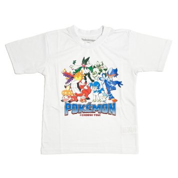 ポケットモンスター Tシャツ(120cm) 御三家集合 ホワイト キッズ ポケモン アパレル
