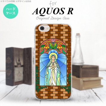 【SH03J】【スマホケース/スマホカバー】【アクオス R】SH03J スマホケース AQUOS R SH-03J カバー アクオス R マリア様 ベージュ nk-sh03j-1502【メール便送料無料】