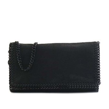 ステラマッカートニー STELLA McCARTNEY ブラック チェーン ファラベラ クロスボディバッグ 斜めがけバッグ 斜め掛けショルダーバッグ 斜めがけバック ショルダーバック ブラック 黒 ステラ マッカートニー ステラ・マッカートニー チェーンバッグ 斜めがけ ショルダー 40代