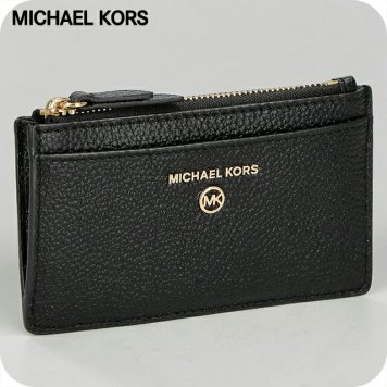 マイケル・コース カードケース レディース ブランド MICHAEL KORS レザー INDONESIA 34H0GT9D6L 001 ブラック