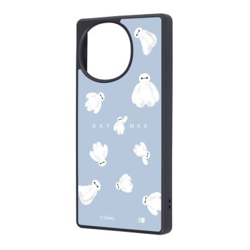 AQUOS R10/R9 ディズニー / maru 衝撃吸収 バンパー ハイブリッドケース/ベイマックス_ふわふわ ※送料無料(ポスト投函)