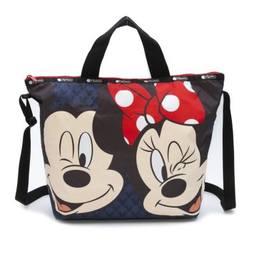 レスポートサック LeSportsac バッグ 2WAYトートバッグ 4360 G791 ショルダーバッグ DELUXE EASY CARRY TOTE デラックスイージーキャリートート MICKEY AND MINNIE BLOWUP ミッキーアンドミニーブローアップ ミッキー&フレンズコラボレーション