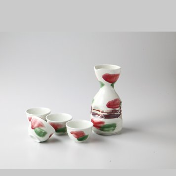手描き　ほのか酒器揃　磁器 磁器 有田焼 やきものの里から、暮らしを贈ります。　ギフト 食器 セット テーブルウェア
