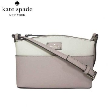 ケイト・スペード アウトレット kate spade ショルダーバッグ WKRU4194-186 レザー 斜め掛け ポシェット millie / grove street / wrmbg/cmnt(186)：ベージュ系×オフホワイト系【レディース】【RCP】【楽天カード分割】