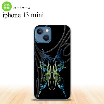 iPhone13mini iPhone13 mini ケース ハードケース ピンスト 黒 ブルー グリーン  nk-i13m-1239