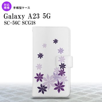 Galaxy A23 GalaxyA23 手帳型スマホケース カバー ティアレ 紫 2022年 10月発売 nk-004s-a23-dr1078