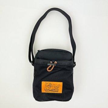 トムとジェリー フーディーショルダーバッグ (ブラック)
