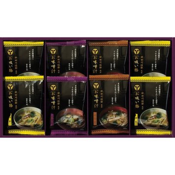 お中元 お返し 内祝い ギフトカレー・スープ 神田川俊郎監修 味和心 お味噌汁ギフト【雅】FKM-CO  新築 お礼 引越し 志 仏事 送料無料