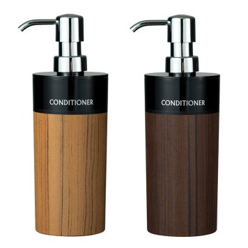 SO-Q STYLE ソーキュースタイル WOODY ディスペンサー 丸リムーブ型 コンディショナー 500ml