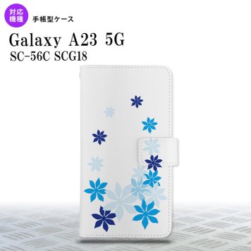 Galaxy A23 GalaxyA23 手帳型スマホケース カバー ティアレ 青 2022年 10月発売 nk-004s-a23-dr1079