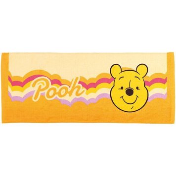 ディズニーレトロ/くまのプーさん フェイスタオル スケーター ※送料無料(ポスト投函)