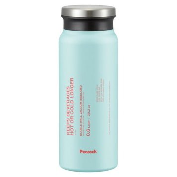 【送料無料・包装無料・のし無料】ピーコック ステンレスボトル スクリューマグタイプ 600ml ミントブルー AEJ-60 A(A5)ギフト 敬老の日 入学祝い 卒業祝い 就職祝い 結婚祝い 誕生日 出産祝い 引越祝い 香典返し 新盆 初盆 御礼 お中元 内祝い 快気祝い ご挨拶 志 法事