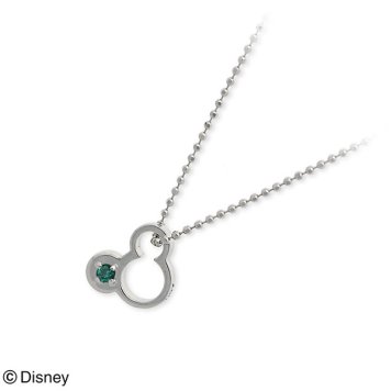 【送料無料】Disney ホワイトゴールド ネックレス 誕生石 20代 30代 彼女 レディース 女性 誕生日プレゼント 記念日 ギフトラッピング ディズニー Disneyzone 