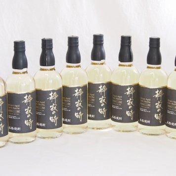 8本セット(100％とうもろこし樫樽長期貯蔵焼酎 静寂の時25度(宮崎県)) 720ml×8本