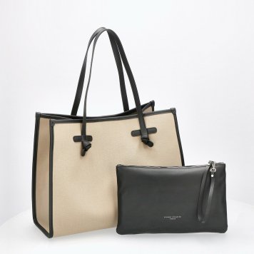 ジャンニキアリーニ GIANNI CHIARINI バッグ トートバッグ MARCELLA E MISS MARCELLA CANVA マルチェッラ BS 6850 CNV-SE CO/MI ベージュ系