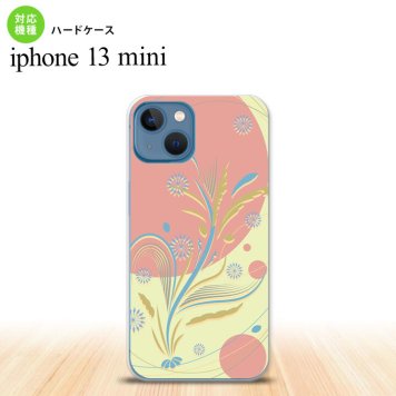iPhone13mini iPhone13 mini ケース ハードケース 和柄 ピンク 黄  nk-i13m-1230
